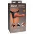 King Cock Elite Comfy - bekväm strap-on dildoset (mörk natur)