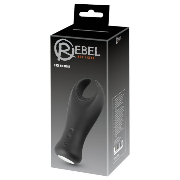 Rebel - vibrerande ollonmassager (svart)