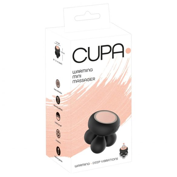 You2Toys CUPA Mini - Värmande massagevibrator (svart)