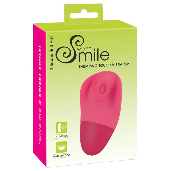 SMILE Thumping Touch - uppladdningsbar, pulserande klitorisvibrator (rosa)