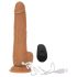 Naked Addiction Thrusting 9 - Radiodriven, pulserande vibrator - mörk (23 cm)