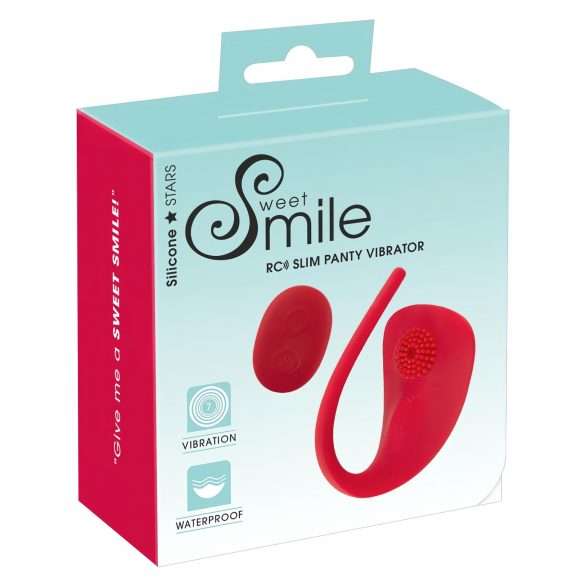 SMILE Slim Panty - trådlös klitorisstimulator (röd)