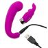 Happyrabbit Mini G - uppladdningsbar G-punkt vibrator med klitstimulans (lila)