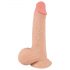 Naturhud - dildo med hudtextur - 19 cm (naturlig)