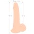 Naturhud - dildo med hudtextur - 19 cm (naturlig)