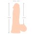 Nature Skin - dildo i naturlig look - 20cm