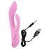 SMILE Nodding - uppladdningsbar vibrator med klitorisstimulering (rosa)