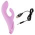 SMILE Nodding - uppladdningsbar vibrator med klitorisstimulering (rosa)