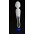 Liaison Wand - Silikon-glas LED-vibrator (genomskinlig)