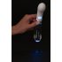 You2toys LED-vibrator i silikon och glas - Transparent/Vit