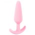 Cuties Mini Buttplugg - silikon analplugg - rosa (2,1 cm)