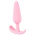 Cuties Mini Buttplugg - silikon analplugg - rosa (2,1 cm)