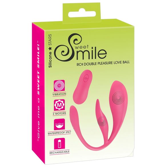 SMILE - trådlöst vibrerande ägg (rosa)