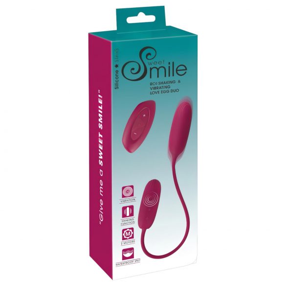 Smile Love Egg Duo - Dubbel njutning för rumpa & underliv