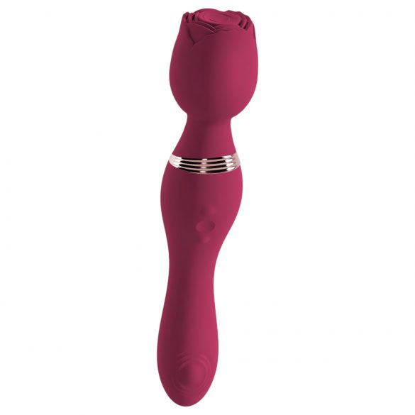 You2Toys Rödros - uppladdningsbar rosmassager vibrator (röd)