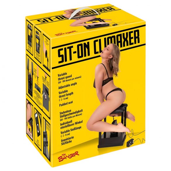 Climax Master - Svart Eldriven Sexmaskin