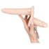 You2Toys - Dubbelstrap-on vibrator - ljus