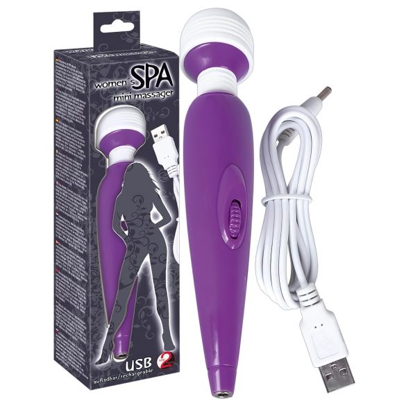 You2Toys - SPA Wand - uppladdningsbar massagevibrator (lila)