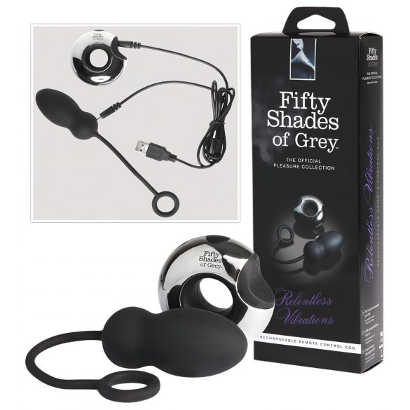 Fifty Shades - lyxigt vibroägg (USB)