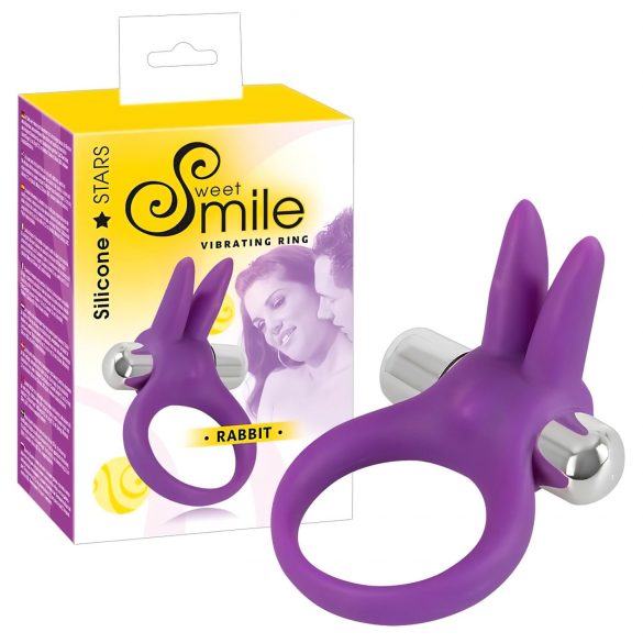 SMILE Rabbit - Vibrerande penisring (lila)