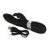 SMILE Blacky - Dubbla motorer USB-vibrator (svart)