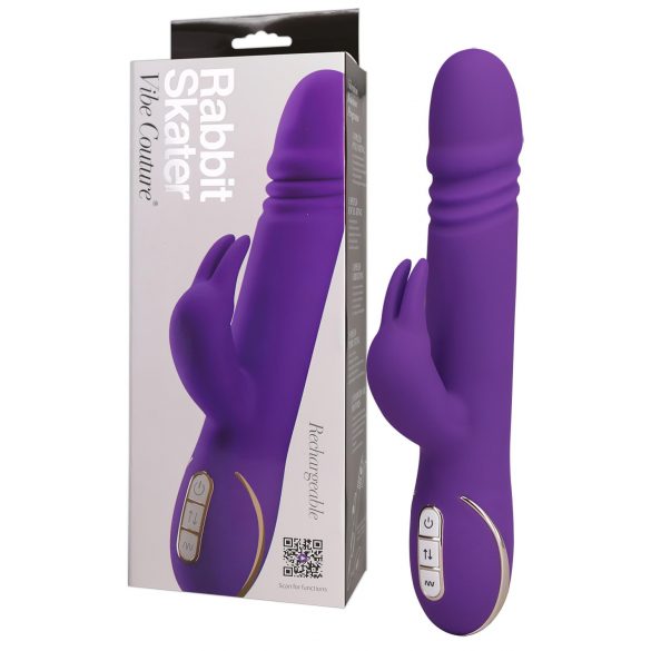 Vibe Couture Rabbit Skater - Lila roterande kaninvibrator