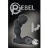 Rebel - prickig prostata vibrator (svart)