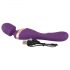 Javida Double - masserande vibrator (lila)