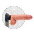 King Cock Sugkopp Dildo 18 cm - Natur