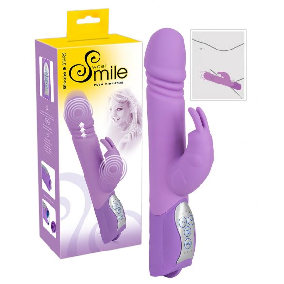 SMILE Push - klitorisvibrator med push-funktion (lila)