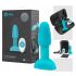 b-Vibe Rimming - roterande pärlor anal vibrator (turkos)