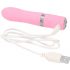 Pillow Talk Flirty - Uppladdningsbar stavvibrator (rosa)