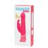 Happyrabbit Thrusting – återuppladdningsbar rosa vibrator med klitstimulans