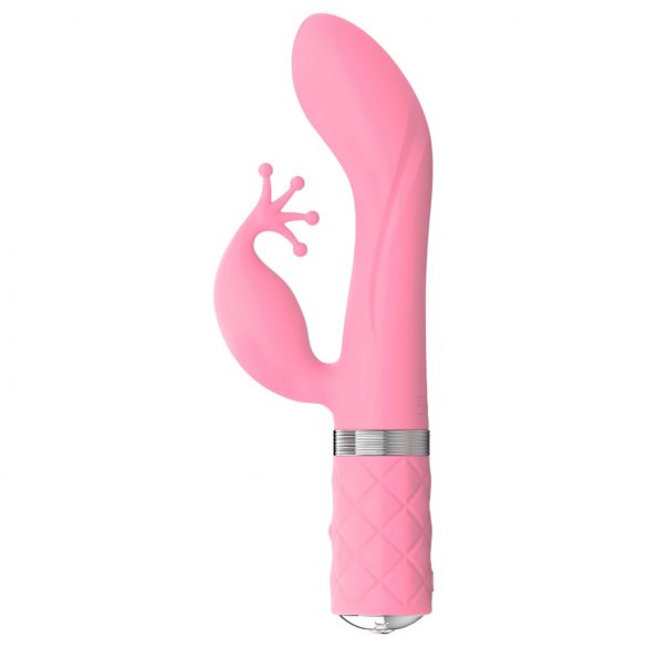 Pillow Talk Kinky - uppladdningsbar G-punktsvibrator med två motorer (rosa)