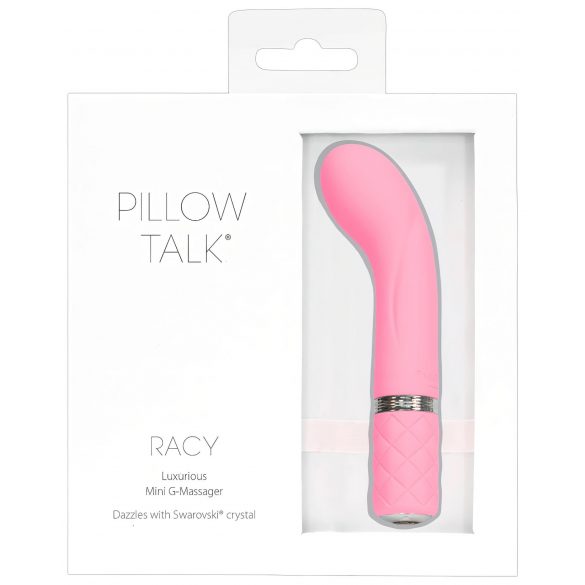 Pillow Talk Racy - laddningsbar smidig G-punkt vibrator (rosa)