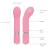 Pillow Talk Racy - laddningsbar smidig G-punkt vibrator (rosa)