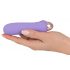 Cuties Mini Purple - laddningsbar, silikon stavvibrator (lila)