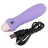 Cuties Mini Purple - laddningsbar, silikon stavvibrator (lila)