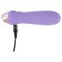 Cuties Mini Purple - laddningsbar, silikon stavvibrator (lila)