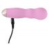 Cuties Mini Rose - uppladdningsbar vågig vibrator (rosa)