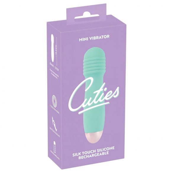 Cuties Mini Wand - uppladdningsbar mini vibrator (grön)