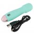 Cuties Mini Wand - uppladdningsbar mini vibrator (grön)