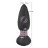 Black Velvet – roterande analvibrator med pärlor (svart)