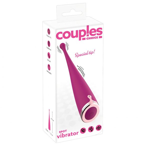 Couples Choice - uppladdningsbar klitorisstimulator (rosa)