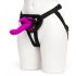 Happyrabbit strap-on - lila kanin-vibrator med remmar