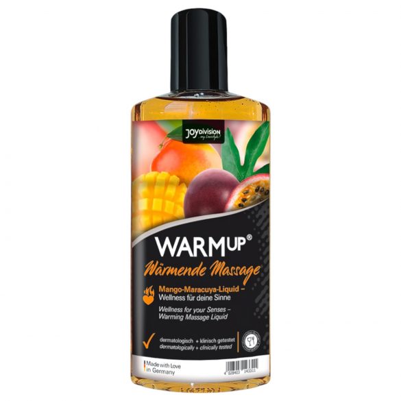 JoyDivision WARMup - värmande massageolja - mango-passion (150 ml)