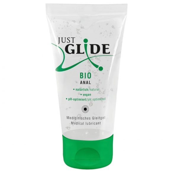 Just Glide Bio ANALT - veganskt vattenbaserat glidmedel (50ml)