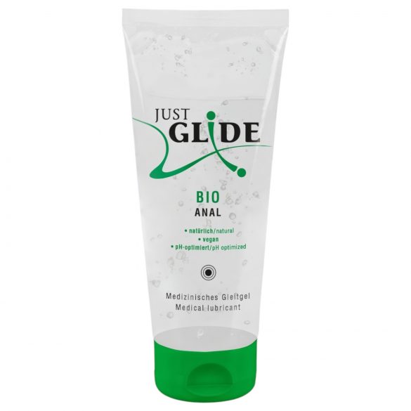 Just Glide Bio - vattenbaserat, veganskt analsmörjmedel (200ml)