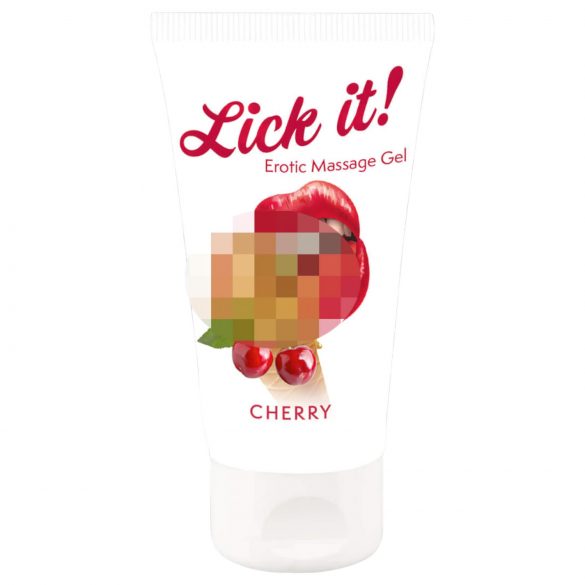 Lick it! - Ätbar glidmedel 2i1 - körsbär (50ml)