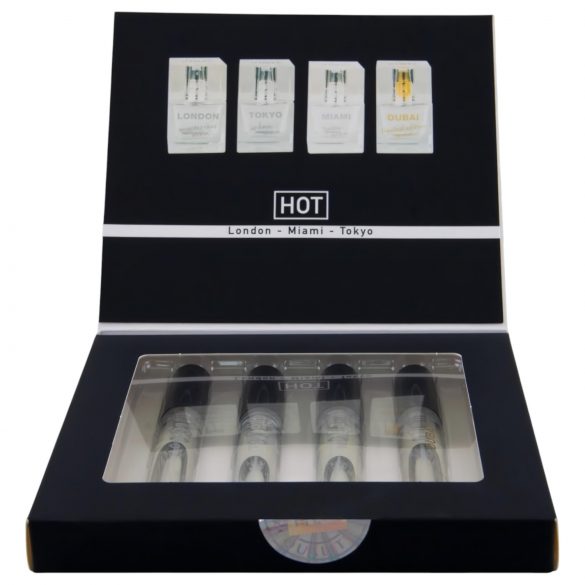 HOT LMTD parfymset för män (4x5ml)